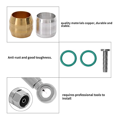 Adattatore per tubo oliva raccordi per biciclette accessori set oliva e inserto connettore tubo freno a disco idraulico per bicicletta BH90 Olive Connector Insert