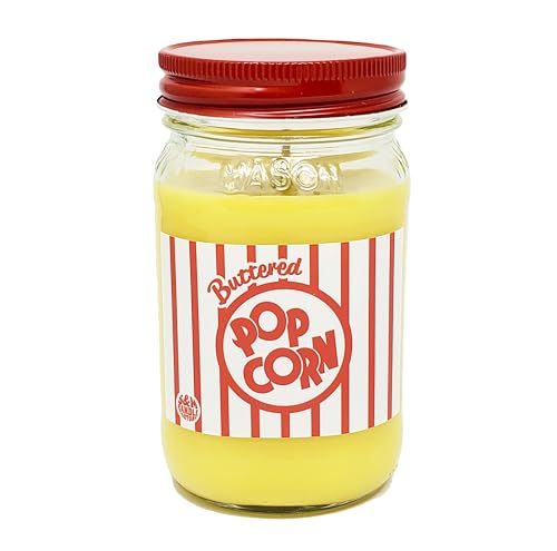Buttered Popcorn Scented Soy Candle