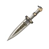 Klingenlänge 19 cm Haller 83393 Römerdolch mit Scheide Messer, Silber