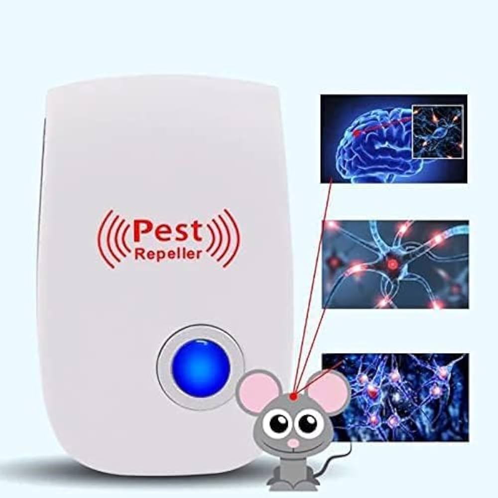 超音波式虫除け器 2パック 蚊 ハエ ネズミ クモ AMZ HX-168 超音波式虫除け器 2パック 蚊 ハエ ネズミ クモ AMZ HX-168