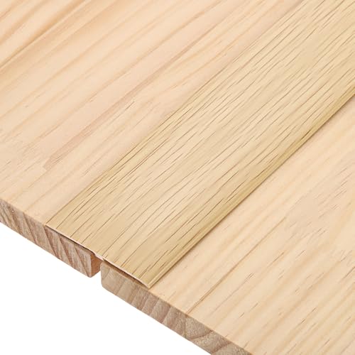 uxcell T-Molding Transition Strips 3.28 ft x 1.97 (L x W) PVC Floor Flat Divider Strip Self Adhesive Vinyl Flooring Edging Trim for Joining Floor Gaps Doorways Maple Wood Grain