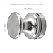 Pastlla Shower Glass Door Handle, Sliding Shower Doors Knob, One Sided Pull Hardware Replacement Parts for Bathroom Glass Doors Brushed Nickel Surface Shower Door Pull Handle (Matte silver)