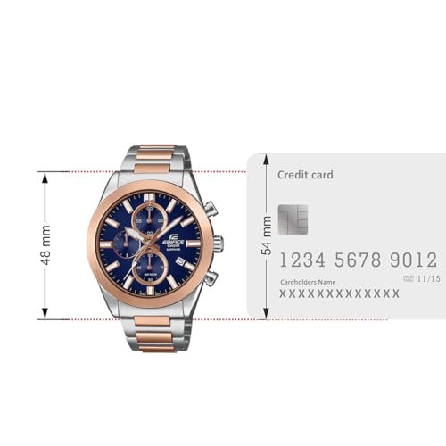 Image of Casio Edifice EFB-710SG-2AVUDF Analog Blue Dial Men (ED668)