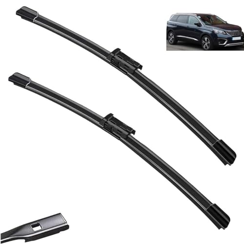 Essuie-glace avant Peugeot 5008 P87 : balais silencieux performance de 28 et 16 pouces