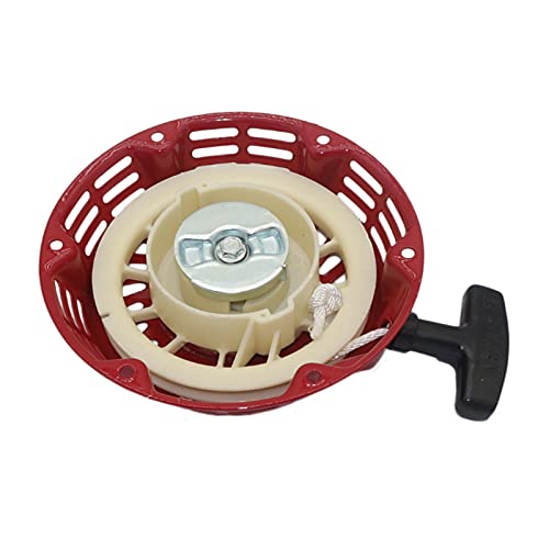 Arrancador De Retroceso Arranque De Arranque Ensam Tire de arranque de arranque de arranque Conjunto de ajuste compatible conHonda GX 168/160 / 200 Cortacésped Generador Motor Generador Herramientas d Cover