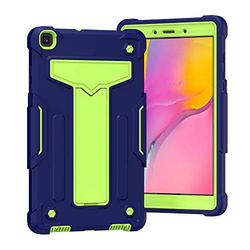 EpicGadget Case for Samsung Galaxy Tab A 8.0 SM-T290/T295 (2019), Shockproof Rugged Hybrid Case with Kickstand Cover Case for Galaxy Tablet A 8.0 SM-T290/T295 2019 Release (Navy Blue/Green)