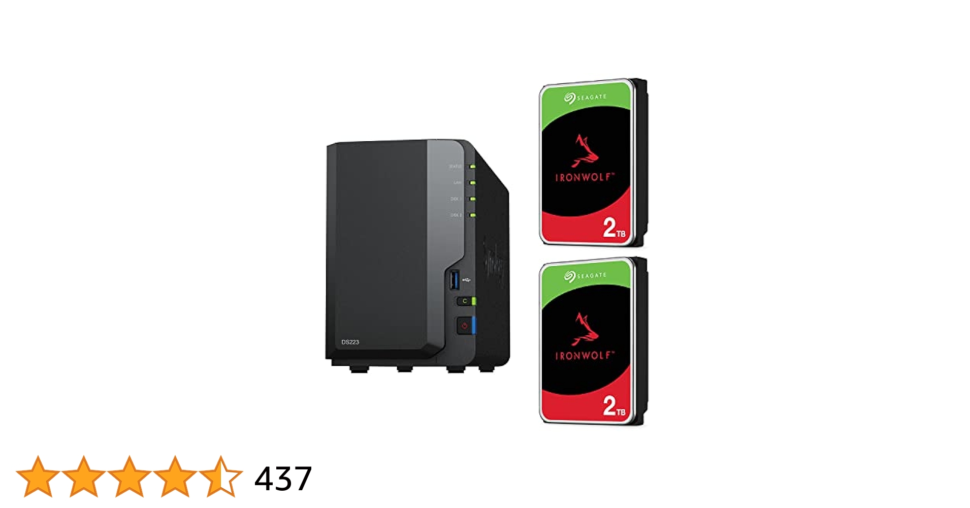 Seagate IronWolf 2TB NAS仕様HDD 2台セット Amazon.co.jp: 【NAS HDDセット】Synology DS223 & Seagate HDD