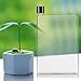 Flat Water Bottle, 750ml A5 Plastic Memo Paper Water Bottle Reusable Slim BPA Free Bottle for School Activity Outdoor Gym Cycling Hiking (Transparent)