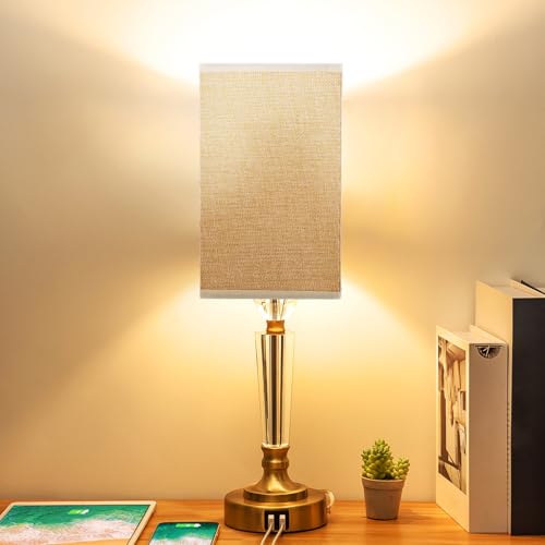 Pantalla de lámpara de mesa y colgante E27 de tela beige PRETYZOOM multiusos 5