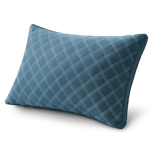 HEVUMYI 枕 まくら 首が痛くならない安眠枕 高反発枕 立体構造 ホテル仕様 43×63cm 横向き対応 丸洗い可能 通気性よい 長さ63cm*幅43cm*高さ20cm(ブルー)