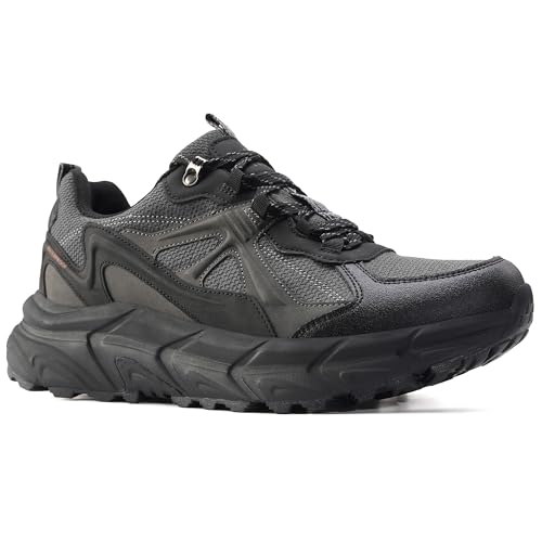 EARLDE Men's Waterproof Hiking Shoes | Trekking Outdoor Sneaker | Lightweight Non-Slip Soles4