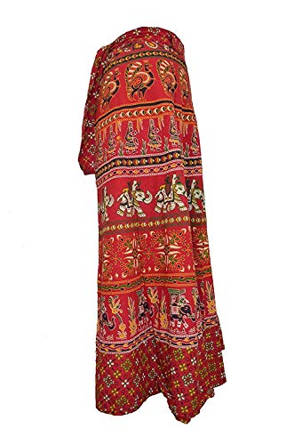 Image of Fashion Women's Cotton Pack of 3 Long Skirts (Free Size)