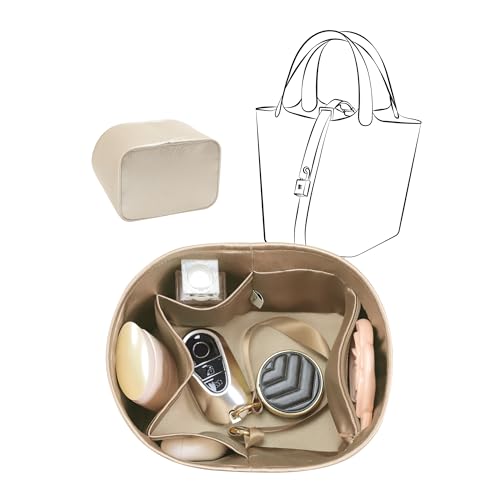 Image of Fits for Picotin Bag Insert Organizer For Hermes(18,Champagne)