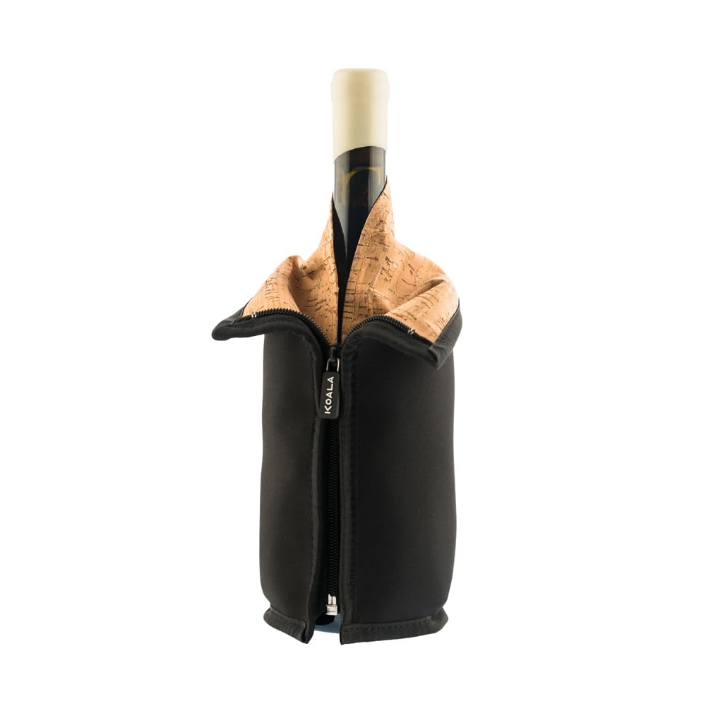 Enfriador de vino de neopreno con gel para botellas estándar de cava y champagne