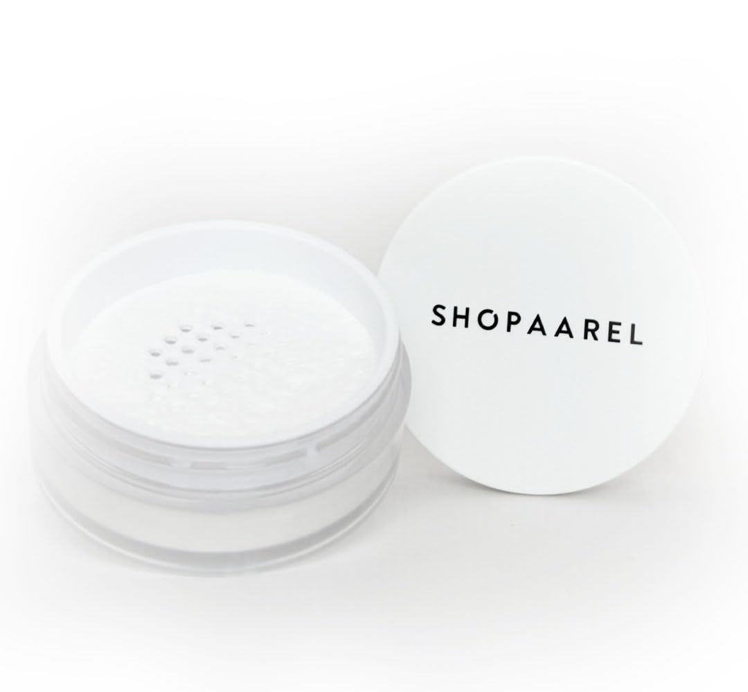 SHOPAAREL Flawless Fixing Powder for Women | Long Lasting Makeup Setting Powder | Matte Finish, Oil Control & Shine Free Look | Lightweight Face Setting Powder for Daily Use (White (01))
