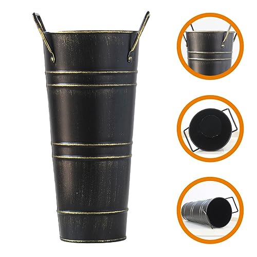 Homoyoyo Suporte De Cana Para Guarda-Chuvas Cesta De Guarda-Chuva Preta Vintage Suporte Para Entrada