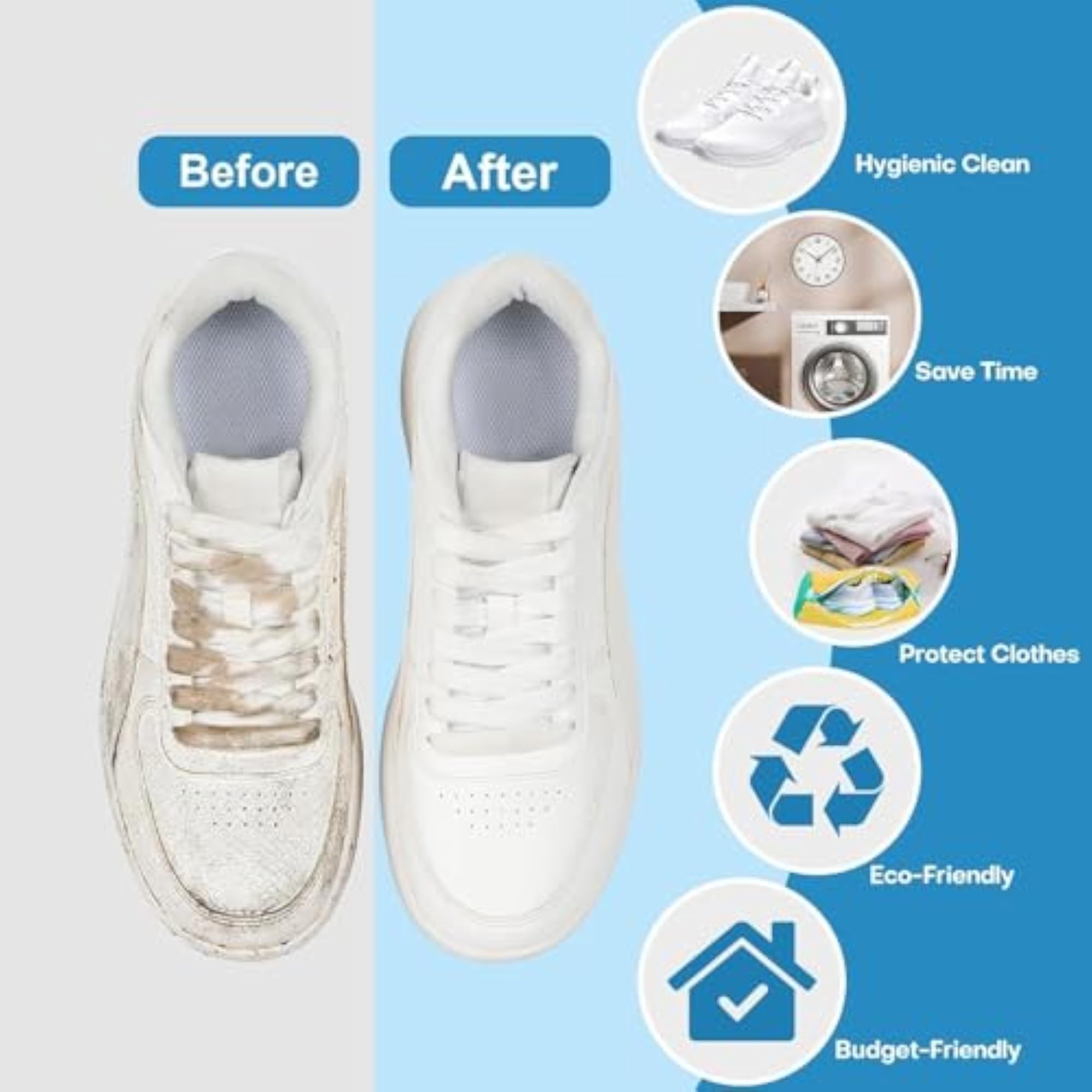 Shoe Washing Machine Bag for Sneakers & Delicates