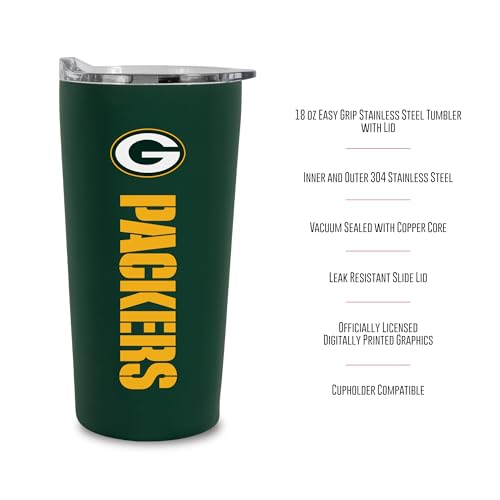 Image of Rico Industries NFL Football Soft Touch, Easy Grip Tumbler