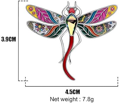 Prachtige Sprankelende Libelle Broche Pin Veelzijdige Vrouwen