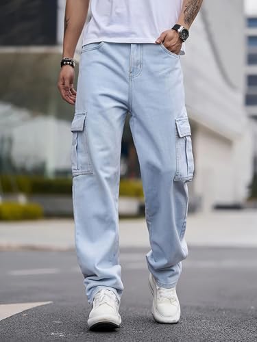 Image of ADBUCKS Men's Loose low Rise Jeans