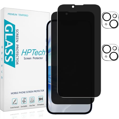 Image of 2+2 Pack Privacy Screen Protector for iPhone 13 Tempered Glass