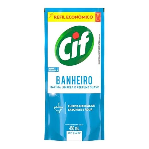 Cif Banheiro Sem Cloro 450Ml Refil Econômico
