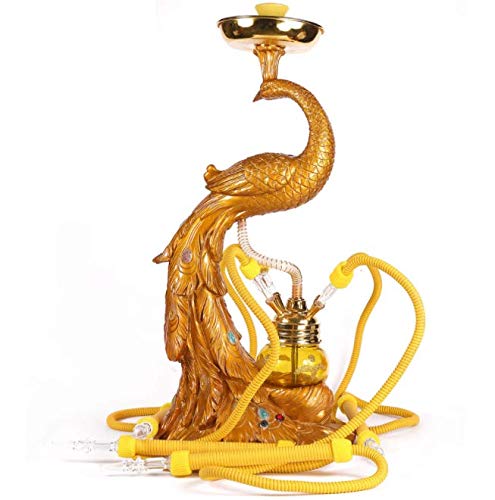 XZYP Arabian Hookah with Led Light, Hookah, 4 Hose Hookah Combination Kit Hookah