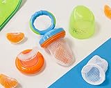 Con cintas adhesivas Kiokids Alimentador Antiahogo Y Mordedor 2 En 1