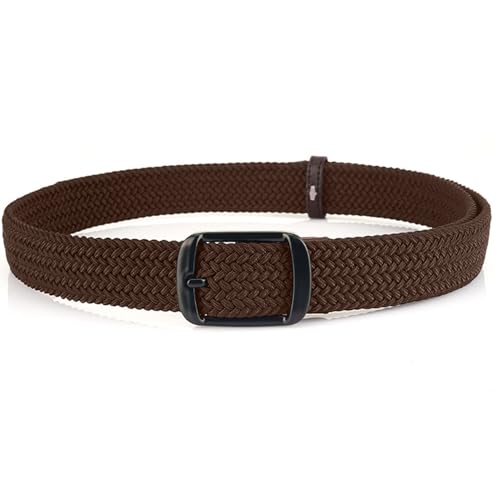 Mens Elastic Woven Belt 1 3/8" Braided Stretch Golf Belts for Women Casual Golf Pants Jeans2