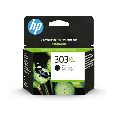 HP 303XL T6N04AE, Negro, Cartucho de Tinta de Alta Capacidad, compatible con impresoras de inyección de tinta HP Tango,Tango X, HP Envy 6220, 6230, 6232, 6234, 7130, 7134, 7830