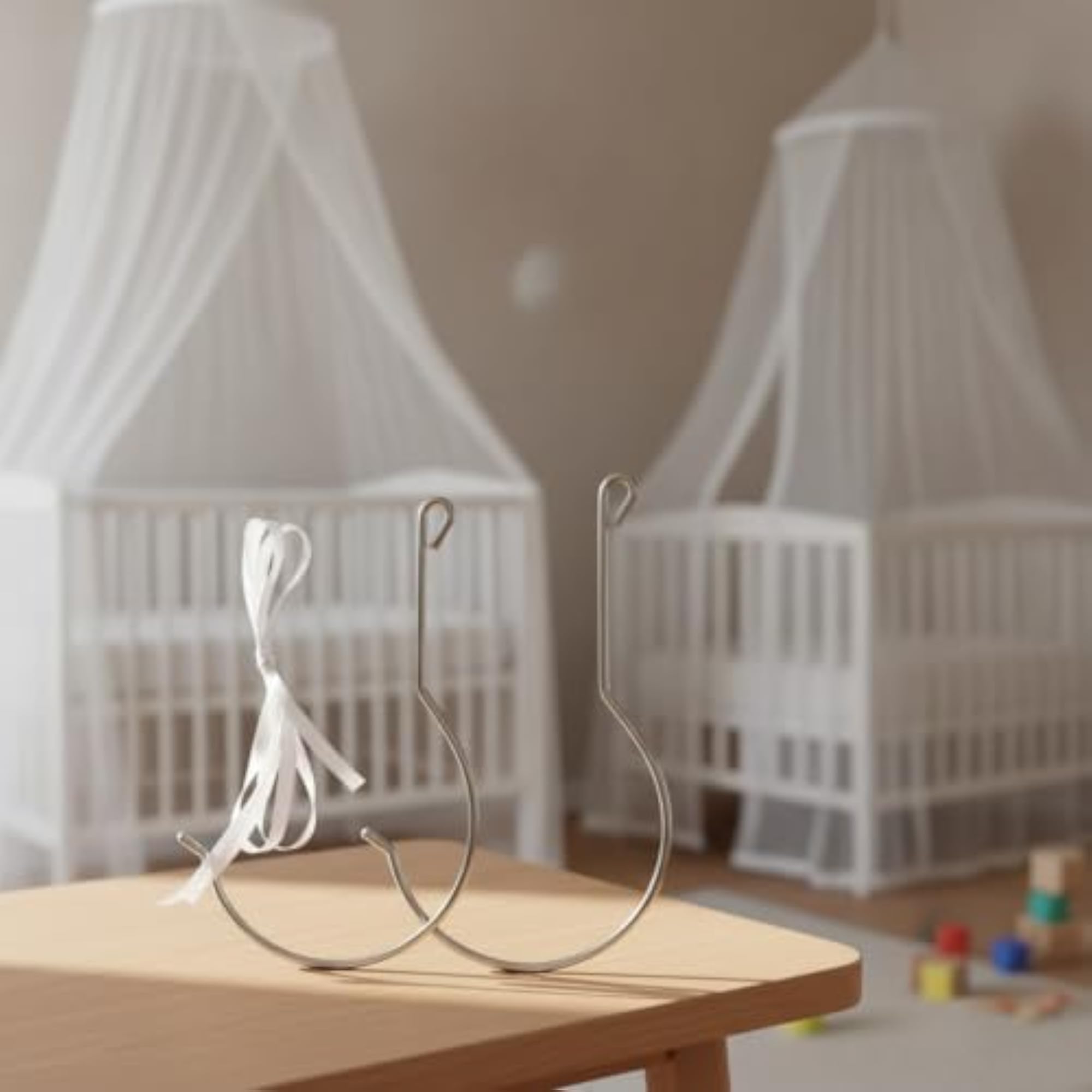 Stainless Steel Mosquito Net Hooks for Curtains, Thickened Hooks