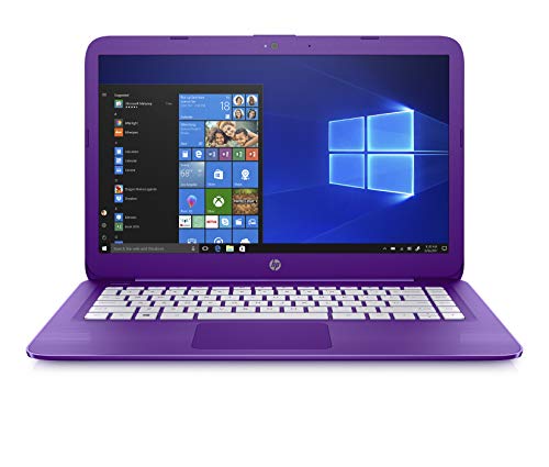 HP Stream 14-inch Laptop, Intel Celeron N3060 Processor, 4 GB SDRAM Memory, 32 GB eMMC Storage, Windows 10 Home in S Mode with Office 365 Personal for one Year (14-cb020nr, Infinity Purple)
