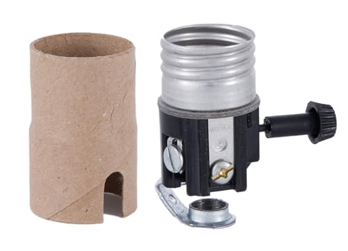 B&P Lamp® 3-Terminal Socket Interior for Wiring Bottom Light Has 1/8F Threaded Connector