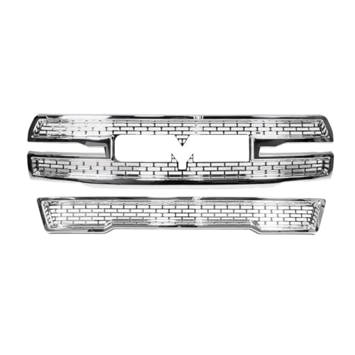 CCI Grille Insert GI179C, Overlay, 2 Piece, Chrome Plated, ABS Plastic, With Logo Cutout, Fits 2021-2024 GMC Yukon/Yukon XL (For Models Equipped With Camera In Front Grille)