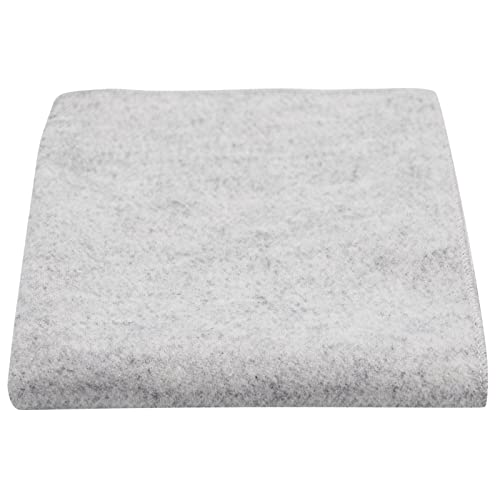 King & Priory Light Grey Donegal Tweed Pocket Square, Handkerchief, Tweed