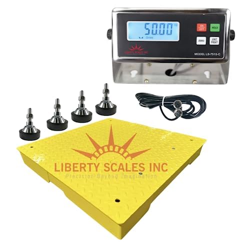 Báscula Industrial Liberty LS-700 24x24 Pulgadas 5000 lbs miniatura 1