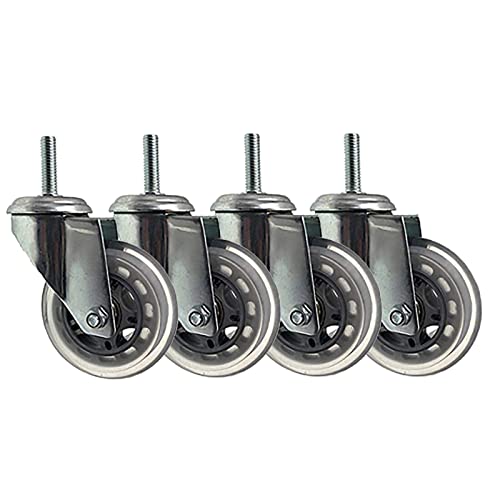 Roulettes pivotantes silencieuses et fluides pour charge lourde 200 kg - Lot de 4