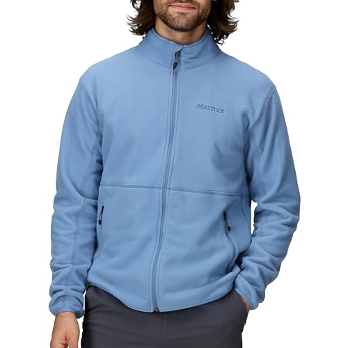 Image of MARMOT Men's Rocklin Full-Zip Jacket - Classic, Warm, Lightweight 100-Weight Fleece Layer