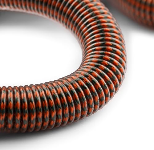 Mivos Manguera de agua flexible de hasta 50 m de longitud – para grifos de 1/2 y 3/4 pulgadas – Manguera de jardín ligera y sin pliegues para riego y limpieza – Manguera extensible con ducha de jardín - imagen 6