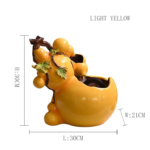 Fuente de escritorio calabaza con agua reciclada para decoración interior 3