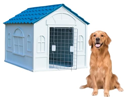 Jireko ������ ���O�p ��^���p �h�b�O�n�E�X �y�b�g�n�E�X ������ꌢ�� �����t�� PP�f�� �ʋC�� ���萫 �ϋv�� ���� ���炩�ȃG�b�W ���􂢉\ �l�G�ʗp �ƒ�p �e���X �� ���� �g���ȒP (B,75x65x63cm �h�A�t��)