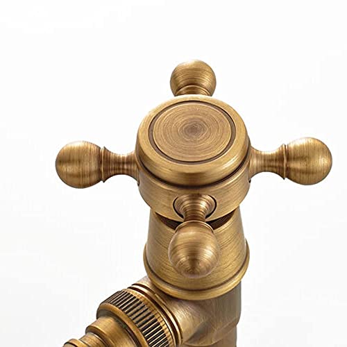 Robinet eau froide imitant un simple robinet d'eau antique en laiton - 7