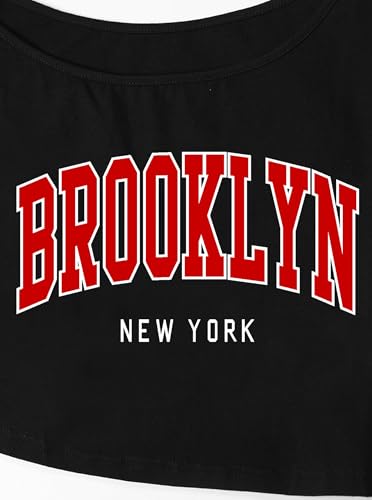 Hilinker Womens Graphic Off Shoulder Crop Tops Asymmetrical Short Sleeve T Shirt Loose Casual Tee3