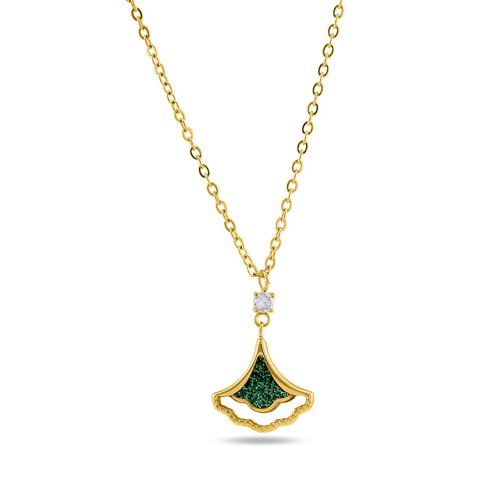 18k Gold Plated Ginkgo Leaf Pendant for Women - Waterproof & Anti-Tarnish Necklace Pendant | Gift for Girls & Women-image-34