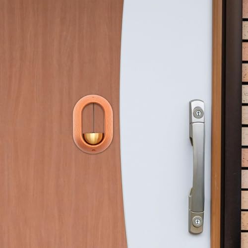 Generic Campainhas de entrada para lojistas, estilo japonês, decoração de madeira, campainhas decora