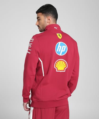 Suéter 1/2 Zip Ferrari F1 PUMA Rojo 2025 ideal para tus fines de semana de carreras 4
