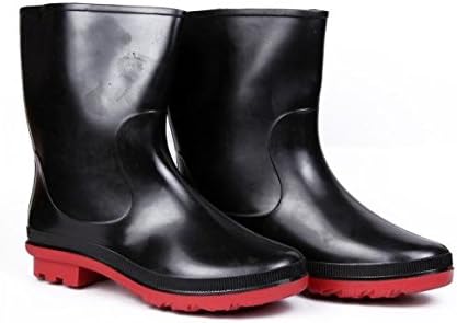 HILLSONHillson HLSN_DON_9 Don Safety Gumboots with Lining, Red, Size - UK 9