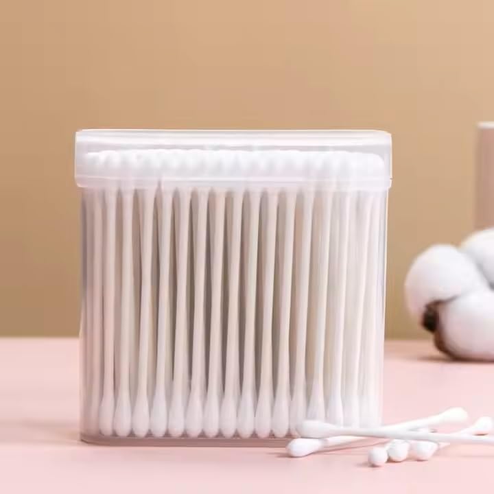 Safe-O-Kid® Cotton Ear Buds for Baby – 200 Sticks (400 Buds), Soft & Gentle, Hypoallergenic, Safe for Newborns & Infants.-picture-57