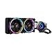 Noua Siberus ARGB Sistema di Raffreddamento Radiatore da 240mm Dissipatore a Liquido 2 Ventole RGB Rainbow Addressable 5V ADD RGB 3-Pin Compatibile Intel 1150 1151 1155 1366 2066 e AMD AM4 AM3
