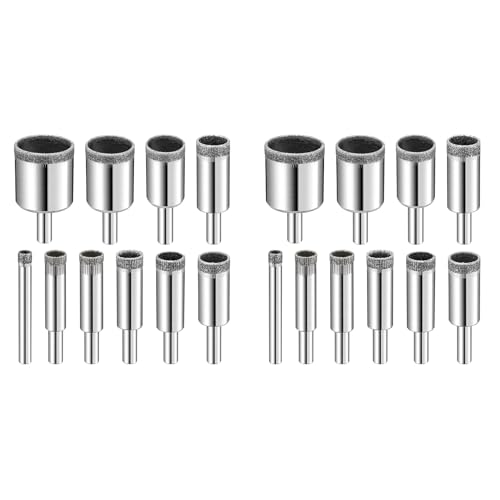 Set de brocas, 20 piezas, para vidrio y cerámica miniatura 1
